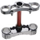 SPEEDYMOTO DUCATI MONSTER 02+ TRIPLE CLAMP SET - W,O RISERS - TI GREY