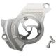 SPEEDYMOTO DUCATI SPROCKET COVER - CLEAR W,TI GREY CENTER