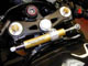 SPRINT APRILIA MILLE RS250 SIDE MOUNTED 140MM IN REVERSE DAMPER IN GOLD - REQUIRES 53MM FORK CLAMP