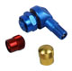 LLS WHEEL VALVE STEM CAP IN DARK BLUE