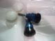 PBR KAWASAKI NINJA 250 08-  41MM FRAME SLIDERS IN BLUE WITH WHITE OR BLACK PUCKS