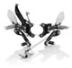 RIZOMA KAWASAKI ZX6R 03-04 REARSETS - BLACK