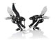 RIZOMA MV AGUSTA F4,BRUTALE 750,910 REARSETS - BLACK