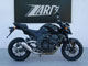 ZARD KAWASAKI Z750 07- SLIPON STAINLESS SILENCER