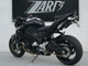 ZARD SUZUKI B-KING 07-SLIPON BLACK ALUMINIUM SILENCERS INCLUDING PLATE KIT