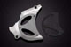 RIZOMA DUCATI FRONT SPROCKET COVER W, BLACK OR SILVER CARBON INSERT - NATURAL